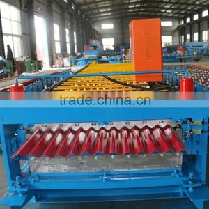 Double Layer Roofing Sheet Cold Roll Forming Machine thumbnail-4