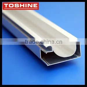 2014 Hot Sale High Quality Clear Anodized Wardrobe Door Aluminum Profile thumbnail-2
