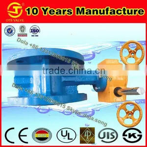 BV-DS141 ISO 5211 Double Flanged Ductile Iron Butterfly Valve thumbnail-1