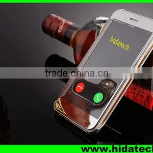 Clear Smart Visible Flip Leather Case for Apple IPhone 6 Mirror Leather Case thumbnail-1