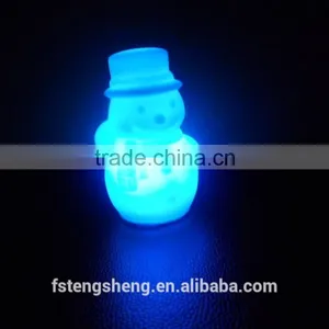 Wholesale Colour Changing Snowman Night Light With Battery for Baby thumbnail-1