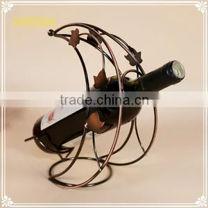 Metal Wine Rack Wire Technology Moon Curved Fashion Home Deco thumbnail-5