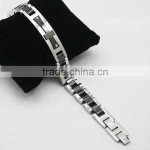 2016 Newest Fashion Stainless Steel Biker Chain Bracelet Men thumbnail-2