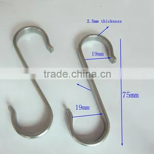 2.5MM Thickness Stainless Steel 304 S Hanger Hook For Home Hanging thumbnail-2
