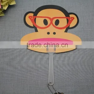 2016 Best Selling Colorful pp Plastic Small Hand Fan Advertising Hand Fan Promotional Hand Fan Wedding thumbnail-5