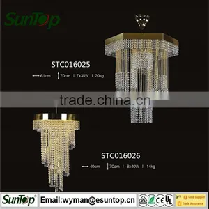 Crystal Chandelier Pendants Lights /light Bulbs Crystal/crystal Lights Moderm Ceiling thumbnail-1