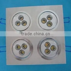 Led Square Downlight PL-0812A-12*1W thumbnail-1
