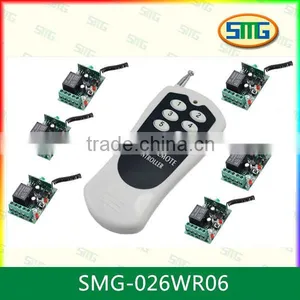 SMG-801 315/433mhz 6 in 1 Remote Control/1 Controller Pair 6 Pcs Remote Transmitter thumbnail-1