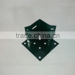 Power Coated Iron Fencing Bolt Down Pole Ground Plate for Sale thumbnail-1