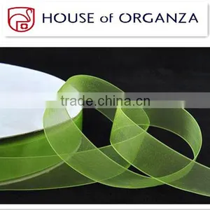 Green Organza Ribbon thumbnail-1