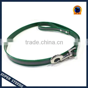 Hot Dark Green Plastic Dog Leads With Reflective Strap thumbnail-1