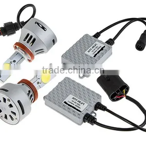 LED Headlight Kit - H11 LED Headlight Bulbs Conversion Kit With Built In Fan thumbnail-3