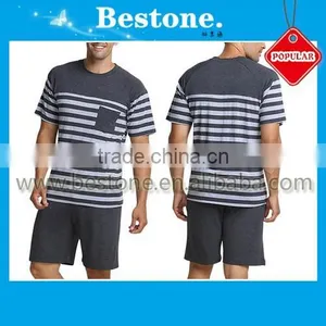 Striped Cotton Men Homewear Set thumbnail-1