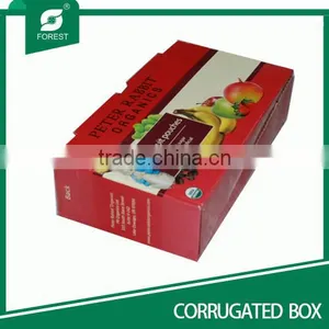 Quality Fruit Packaging Box Apples Corrugated Box thumbnail-1