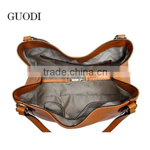 2015 Elegant Fashion Handbags of Leather, Leather Ladies Handbags thumbnail-5