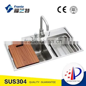 Model 29830 Double Bowl Kitchen Sink Stainless Steel thumbnail-1