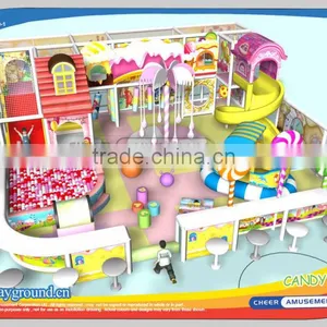 Cheer Amusement Children Indoor Candy Castle Amusement Park thumbnail-1