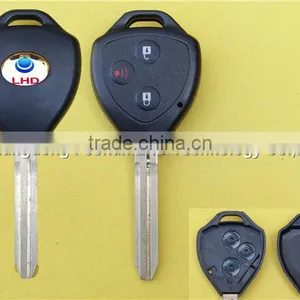 High Quality Toyota 2+1 Buttons Car Remote Key Cover Shell Blank thumbnail-1