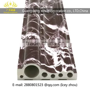 Factory Price Interior House Design Construction Fireproof Material Violet Red Molding Line thumbnail-2