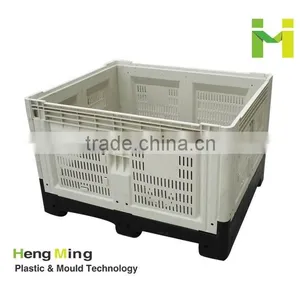 Warehouse Logistic Plastic Pallet Box Container thumbnail-1