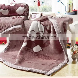 100% Polyester Super Soft Raschel Blanket thumbnail-2