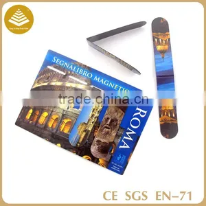 2015 OEM Small Order Book Cover Folding Magnetic Anime Bookmarks Printable thumbnail-1