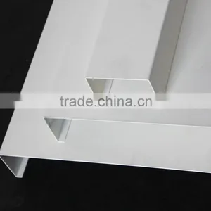 Width 255mm B Shaped Rustproof Commercial Metal / Aluminum Strip Linear Ceiling thumbnail-5