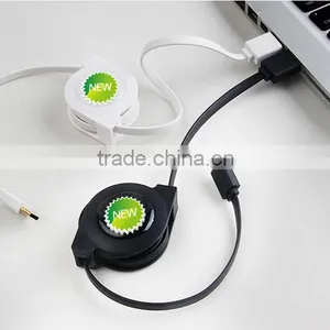Retractable USB 3.0/3.1 Type-C Male to USB Male Sync Charger Cable thumbnail-4