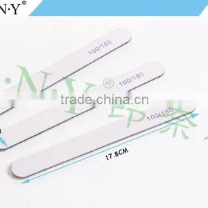 Nail Art Manicure Coarse Sand White Color Cheap Price High Quality Nail File 100/180 thumbnail-2