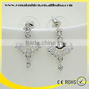 Yiwu Sector Shaped Small Litter Ballet Girl Earrings thumbnail-5