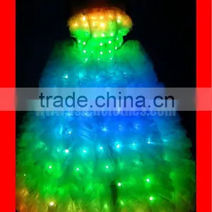 Programmable LED Light Stage Show Fancy Dress Costumes thumbnail-3