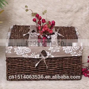 Clever Design Home Using Water Hyacinth Storage Basketwicker Firewood Basket thumbnail-1