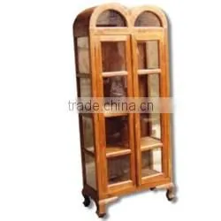 Double Dome Cabinet 2 Doors With Glass thumbnail-1
