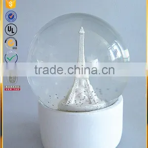 2016 Hot Selling White Paris Water Globe for Sale Quality Choice thumbnail-1