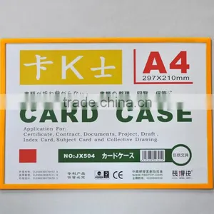 A4 Magnetic Card Case PVC Sheet&Colorful ABS Magnetic Card Case thumbnail-3