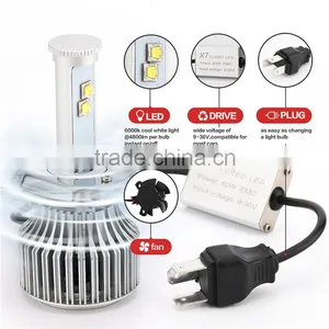 Hot Selling Waterproof Level High H4 Led Headlight P43t in Retail thumbnail-1