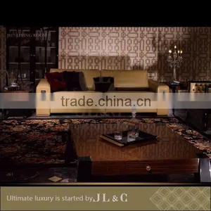 Luxury Living Room JT08-05 Ice Maple Coffee Table High-end Furniture Factory Price From China JL&C Luxury Home Furniture thumbnail-2