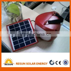 600MAH 0.4W Canvas Plastic Solar Lanterns thumbnail-1
