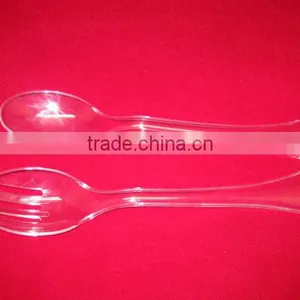 Clear Children Plastic Spoon And Fork thumbnail-1