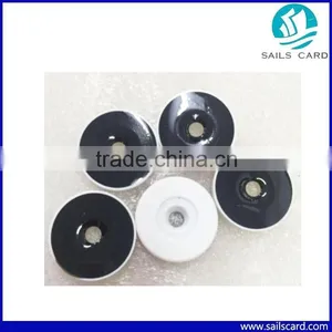 34mm RFID Patrol Tag With One Hole and 3M Glue NFC Tag for Patrol System thumbnail-4