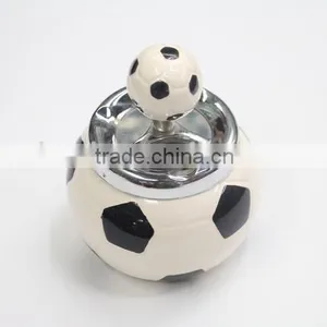 Spot Commodity Football Shape Spinning Cigarette Ashtray thumbnail-1