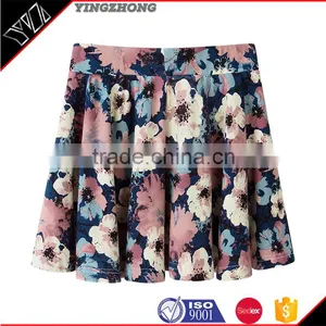 The New Print Dress Fashion Female Skirts in the Summer of Cultivate One's Morality Joker A-line Skirt Pleated Skirts Pants thumbnail-1