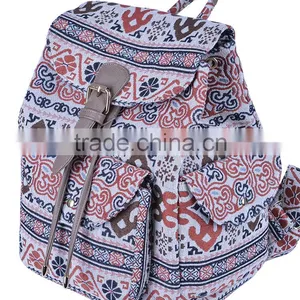 2016 China New Model Floral Ladies Elegant Backpack thumbnail-1