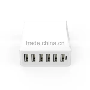 Trusda Desktop Universal Portable 6 Ports USB Wall Charger With OEM Power Bank Manufacturer thumbnail-5
