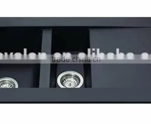 High Back Kitchen Sink / Acrylic Stone Kitchen Sink,artificial Stone Double Kitchen Sink ,resin Stone Sink thumbnail-5