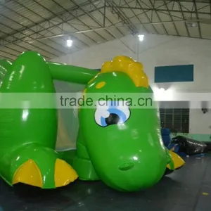 Selling Cutely Giant Dinosaur Castle Combo Inflatable Combo Bouncer for Children thumbnail-3