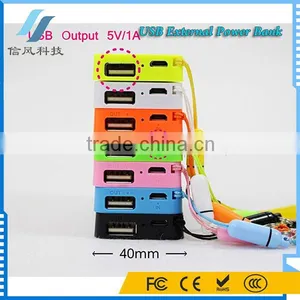 Universal Portable Charger Power Bank USB Battery Charger 5600mAh Black thumbnail-5