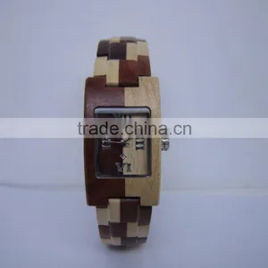 New Design Retro Watch Stock Handmade Wood Watch Fashion Ladies Bracelet Watches Wholesale Price 2014 thumbnail-4