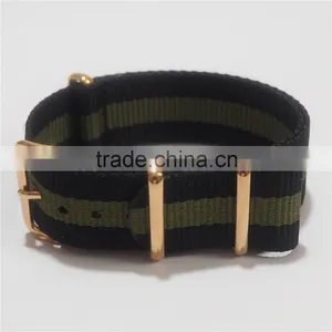 Low MOQ Gold Hardware Custom Printed DW Nato Strap 20mm thumbnail-3