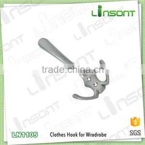 China Products Zinc Alloy Hanger to the Wall Furniture Fittings Coat Hook thumbnail-1